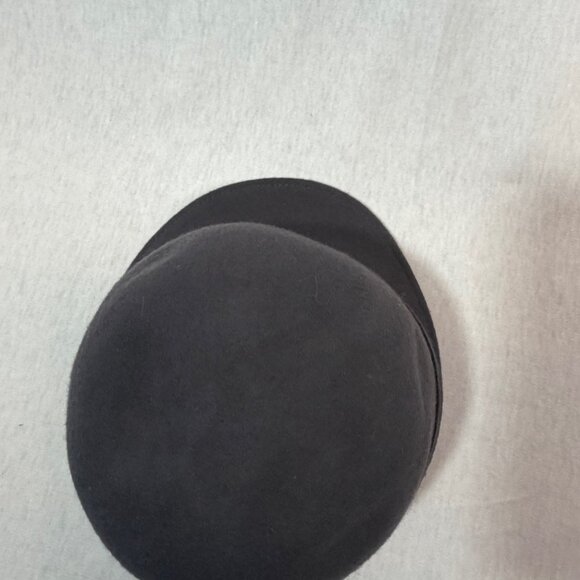 D&R Wool Bowler Hat Black Vintage Style Wool Felt Derby Cap Classic - Picture 6 of 7